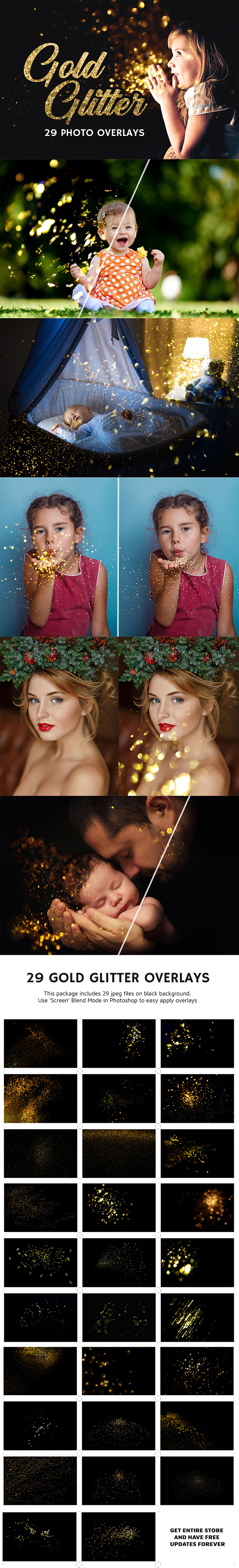 Graphicriver glitters effect v2 photoshop action download free download